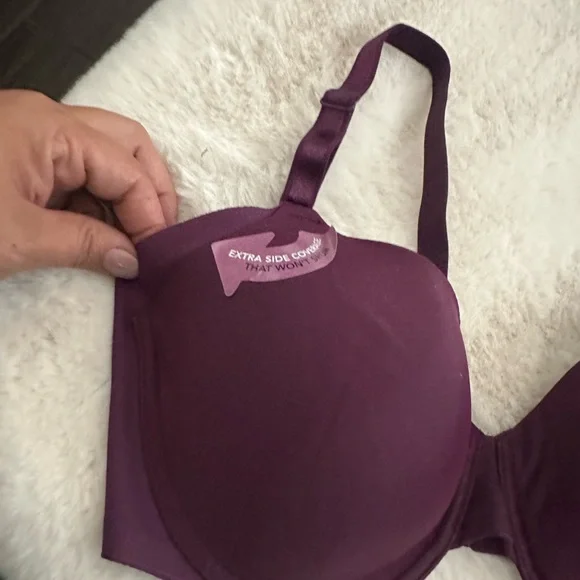 Olga seamless contour underwire Bra 38C  rich garnet - Picture 2 of 11